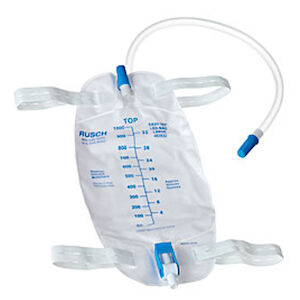 LEG BAG EASY-TAP 18 PVC 32OZ ST LTXFR 24